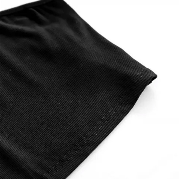 ZAFUL Ribbed One Shoulder Crop T-Shirt - Picture 4 of 6